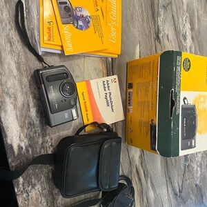 Vintage Kodak DC210 Plus Zoom Camera Box - Yellow and White with Red Logo